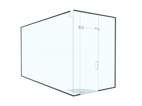 Residence One (Richmond, Surrey): Glass Corner Meeting Room With Anthracite Grey Trackwork