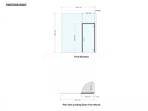 Restyle Systems (Bracknell, Berkshire): T-Bar Black Metal and Glass Framed Office Partitioning