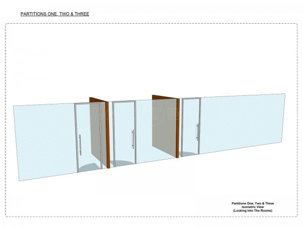 Rise Interiors (Croydon, London): Frameless Commercial Glass Office Fit-Out With Black Track