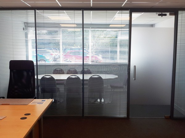 Riverside Vineyard Church (Whitstable, Kent): Double Glazed Partitions Integral Venetian Blinds