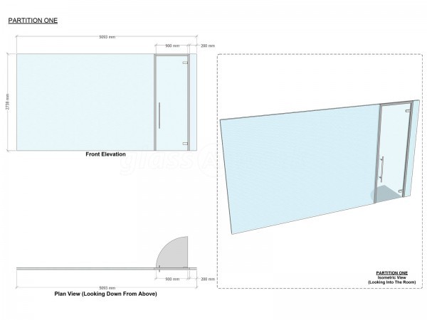 SB-Design Consultancy (The City, London): Office Frameless Glass Screen With Bespoke Graphics