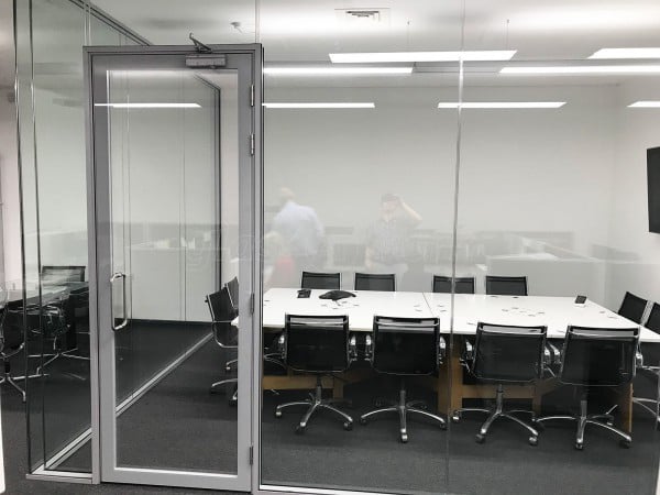 Double Glazed Frameless Glass Office Partitioning