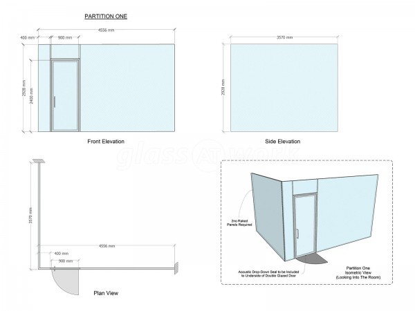 Small Back Room (Southwark, London): Frameless Double Glazed Corner Room With a Double Glazed Door