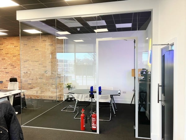 SDP (Haywards Heath, West Sussex): Frameless Glass Partitions and Glazed Corner Office