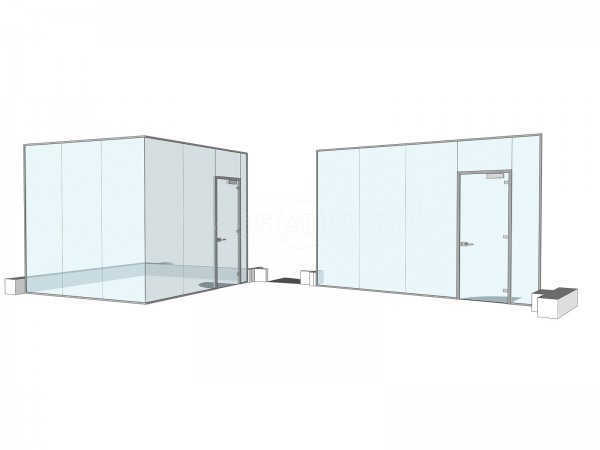 SDP (Haywards Heath, West Sussex): Frameless Glass Partitions and Glazed Corner Office