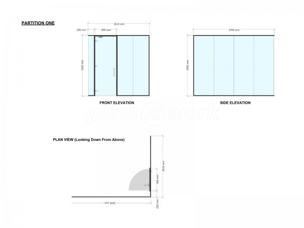 SHJ (Rotherham, South Yorkshire): Multiple Acoustic Glass Partition Offices