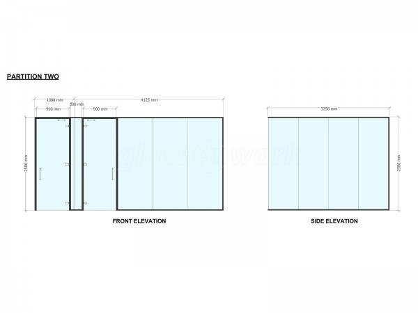 SHJ (Rotherham, South Yorkshire): Multiple Acoustic Glass Partition Offices