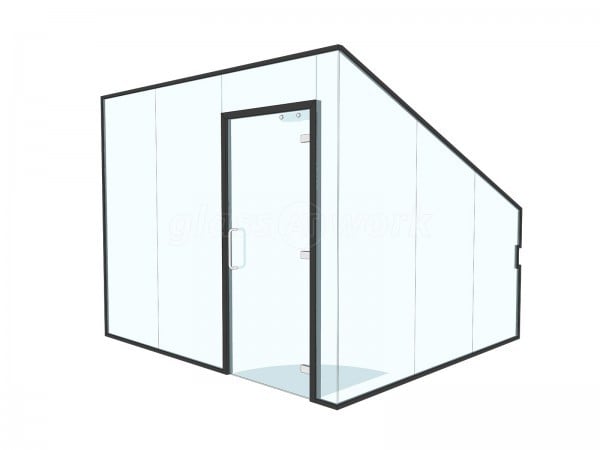 SP Construction Essex (Basildon, Essex): Glass Corner Office Under Pitched Roof