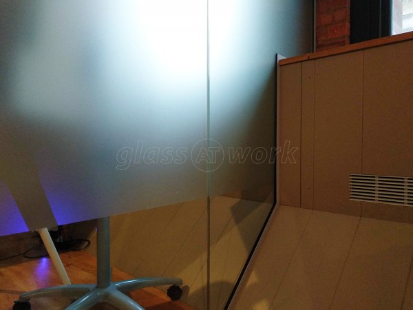 SRE London Ltd (Shoreditch, London): Glass Office Rooms With Notching & Shaping For Obstructions