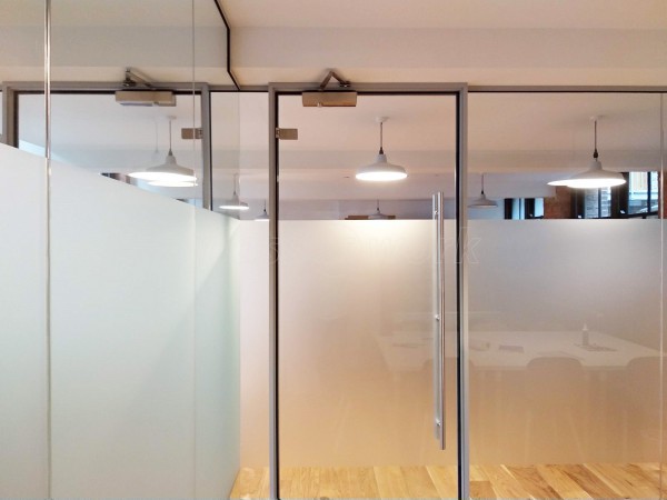 SRE London Ltd (Shoreditch, London): Glass Office Rooms With Notching & Shaping For Obstructions