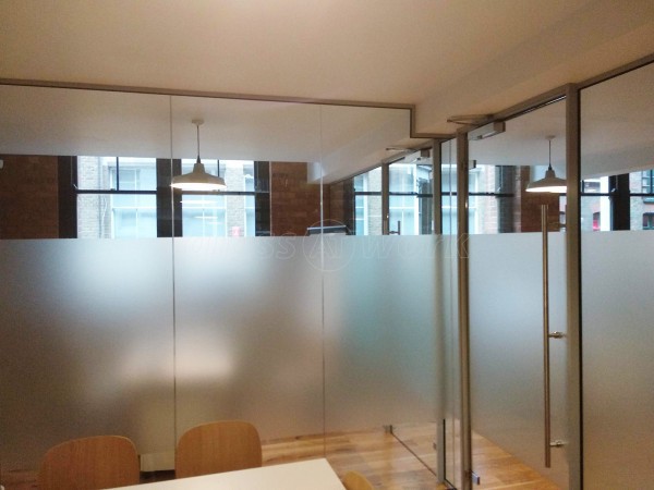 SRE London Ltd (Shoreditch, London): Glass Office Rooms With Notching & Shaping For Obstructions