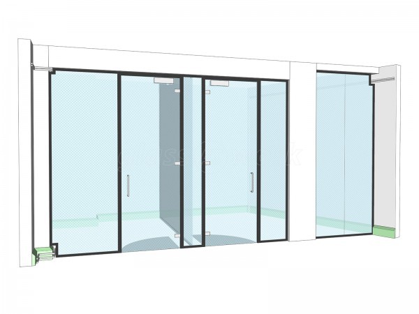 The Sandbox Workspace (Aldgate, London): Toughened Glass Office Pods