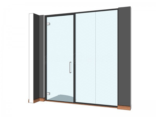 Senses Web Solutions (Stourbridge, West Midlands): Glass Office Partition Door and Side Panel