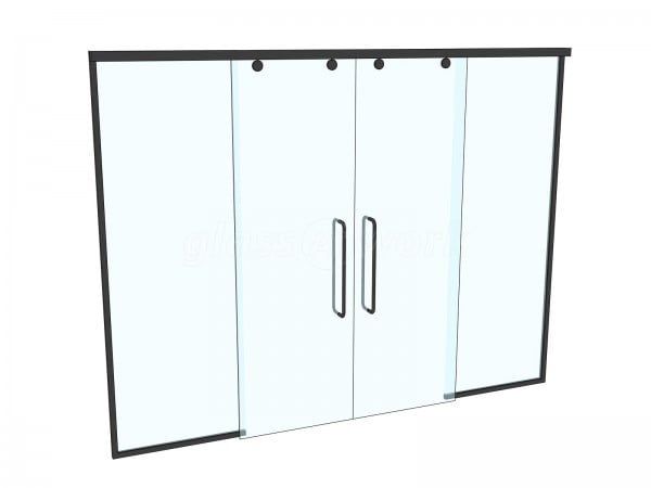 Signbox Ltd (Egham, Surrey): Glass Double Sliding Doors