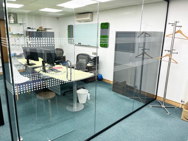 Signbox Ltd (Egham, Surrey): Glass Corner Office With Soundproofed Laminated Glazing