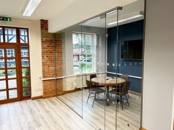 Signs Express (Norwich, Norfolk): Glass Office Interior Corner Room With Notching