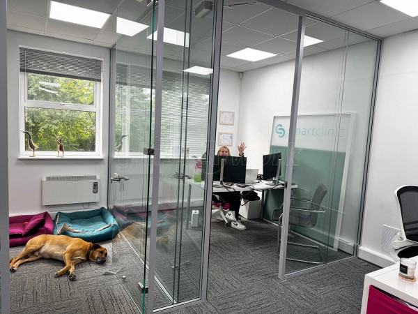 Smart Clinic (Northwich, Cheshire): Double Glazed Glass Office Partitions