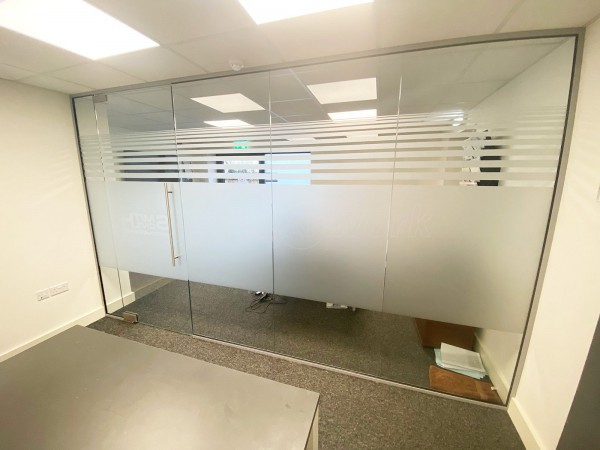 Smith Civil Engineering (Norwich, Norfolk): Toughened Glass Office Wall With Frameless Door