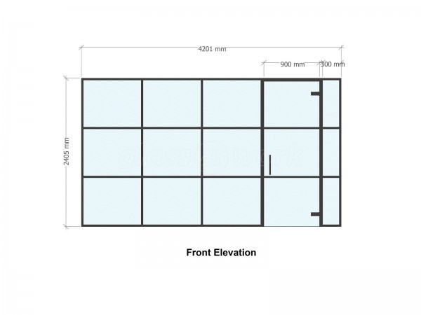 South Of England Investments (Liverpool, Merseyside): Laminated Acoustic Glass Office Partitioning