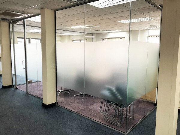 Sovereign Automotive Ltd (Epsom, Surrey): Acoustic Glass Office Wall With Soundproofing