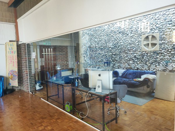 Steppin UP Dance (Fareham, Hampshire): Toughened Glass Partition and Door