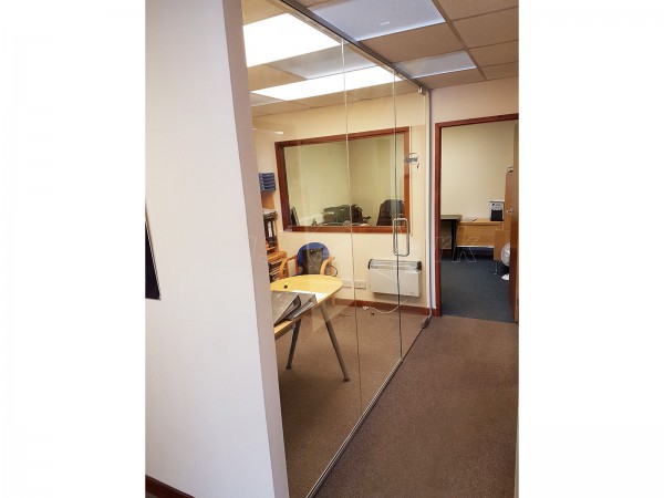 Approved Hydraulics Ltd (Stockport, Cheshire): Glass Office Partition Including Frameless Door
