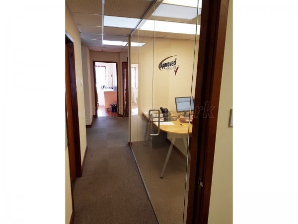 Approved Hydraulics Ltd (Stockport, Cheshire): Glass Office Partition Including Frameless Door