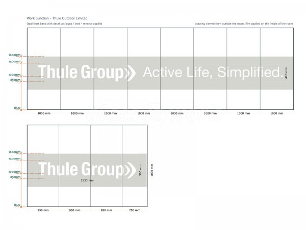 Thule Outdoor Limited (Haverhill, Suffolk): Bespoke Window Film