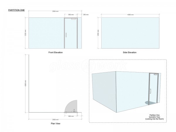 Sunflower Medical Ltd (Bradford, West Yorkshire): Showroom Glass Partition Using Acoustic Glazing