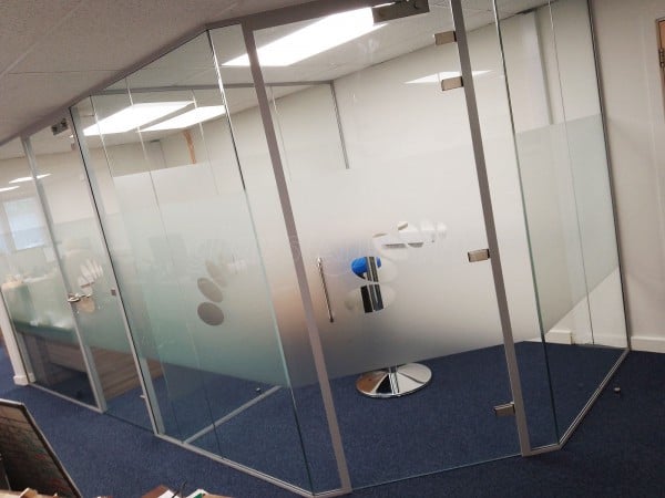 Sunflower Medical (Bradford, West Yorkshire): Acoustic Glass Office Partitions