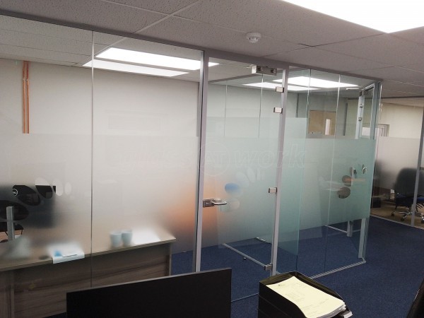 Sunflower Medical (Bradford, West Yorkshire): Acoustic Glass Office Partitions