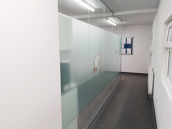 Sunflower Medical (Bradford, West Yorkshire): Acoustic Glass Office Partitions