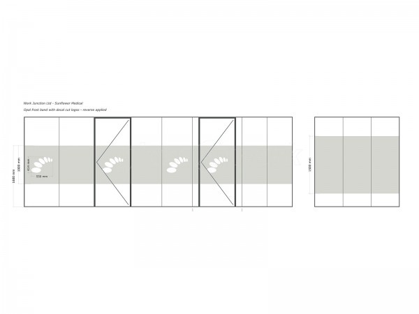 Sunflower Medical (Bradford, West Yorkshire): Acoustic Glass Office Partitions