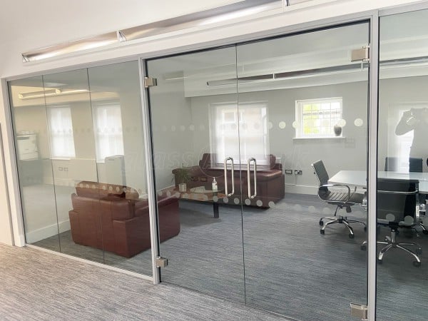 Syntax Integration (Marylebone, London): Glass Partition With Double Doors