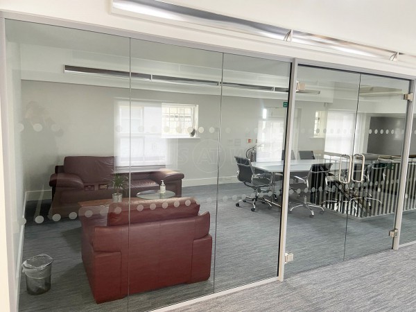 Syntax Integration (Marylebone, London): Glass Partition With Double Doors
