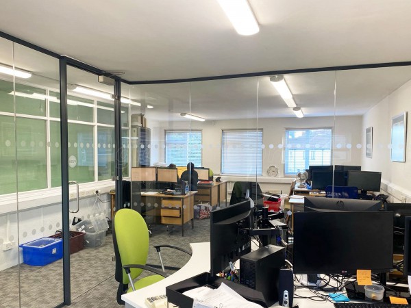 TC Group (Mangotsfield, Bristol): Glass Corner Office Pod