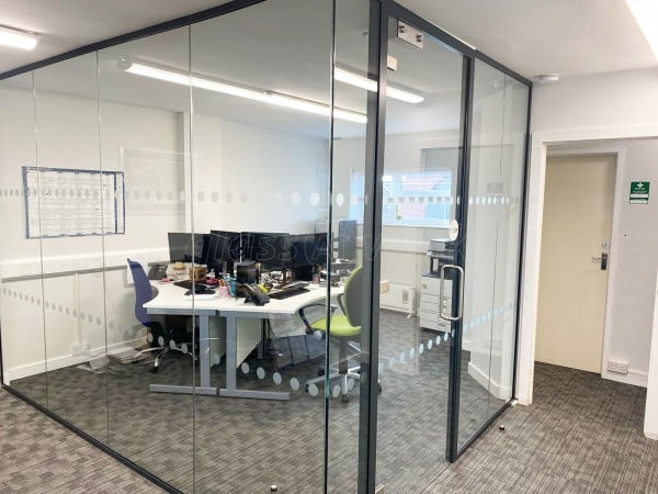 TC Group (Mangotsfield, Bristol): Glass Corner Office Pod