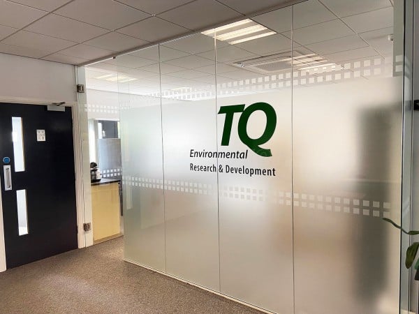 TQ Environmental (Ossett, West Yorkshire): Toughened Glass Office Partition