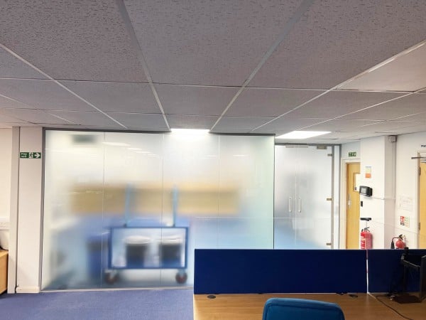 TT Electronics (Fairford, Gloucestershire): Frameless Glass Partitioning