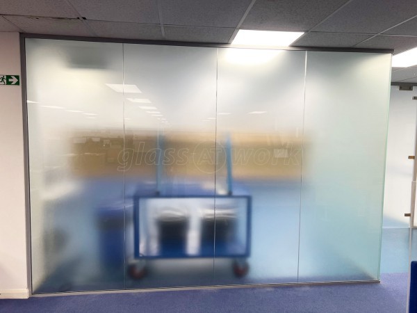 TT Electronics (Fairford, Gloucestershire): Frameless Glass Partitioning