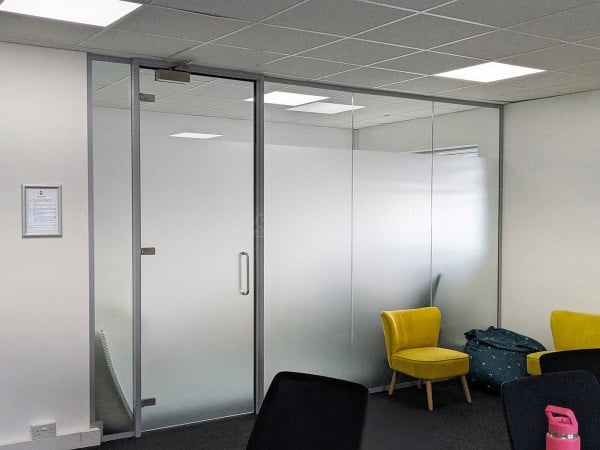 Talking Lab (Waterlooville, Hampshire): Acoustic Glass Office Partition