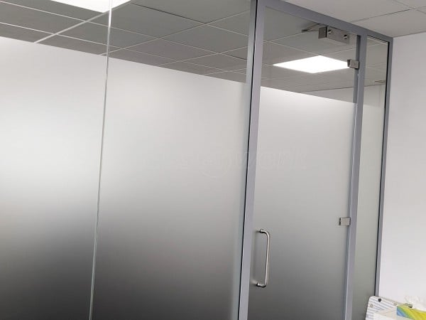 Talking Lab (Waterlooville, Hampshire): Acoustic Glass Office Partition