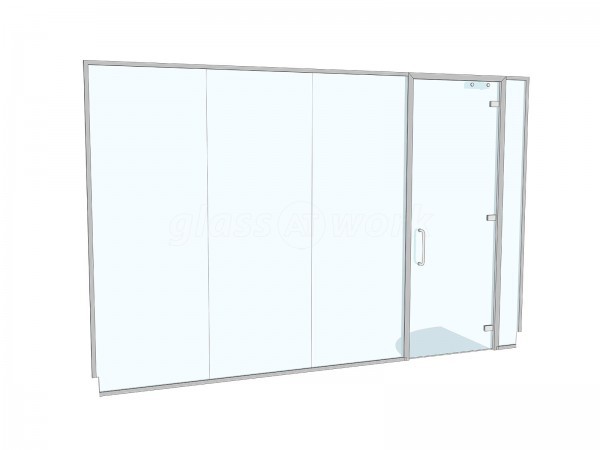 Talking Lab (Waterlooville, Hampshire): Acoustic Glass Office Partition