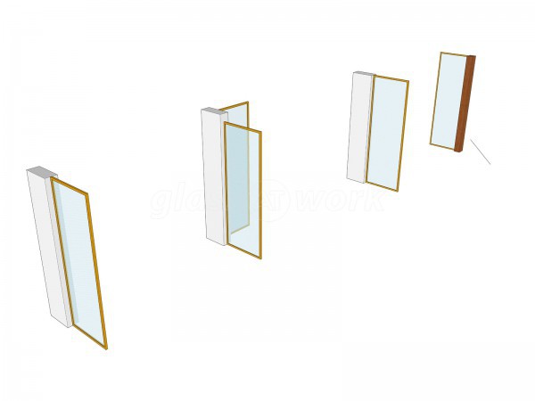 Tandoori Hut Restaurant (Barnsley, South Yorkshire): Glass Room Dividers With Gold Framework