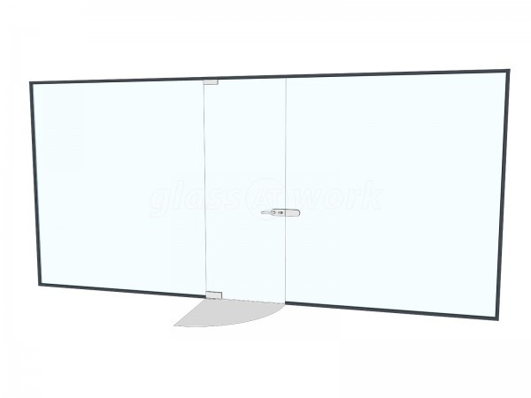 Tanners Homes (Epping Forest, Essex): Toughened Glass Office Partition