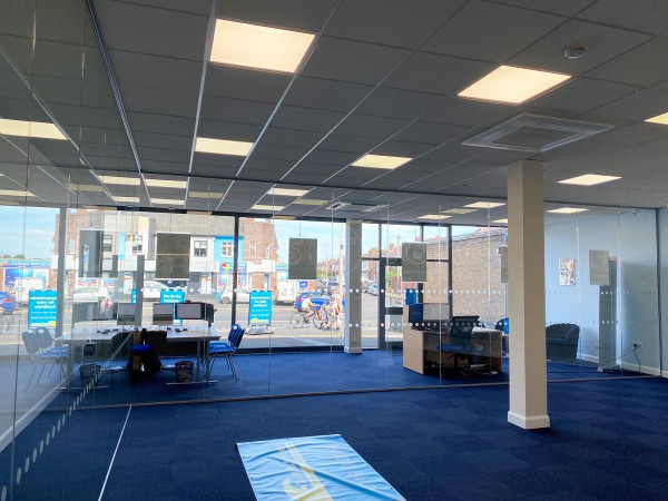 TaxAssist Accountants (Leicester, Leicestershire): Toughened Glass Frameless Office Partitions