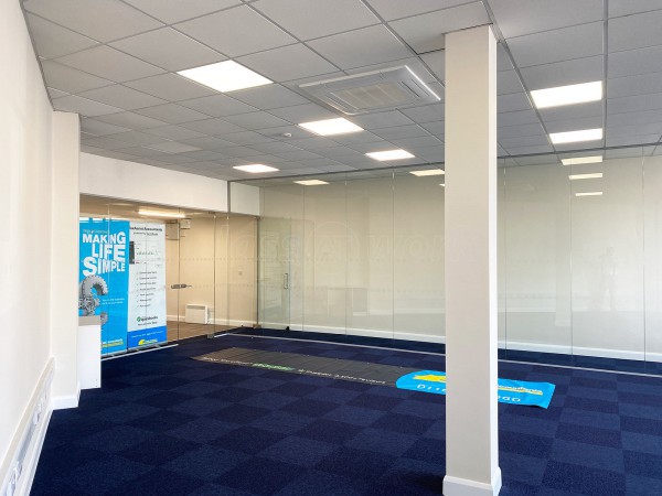 TaxAssist Accountants (Leicester, Leicestershire): Toughened Glass Frameless Office Partitions
