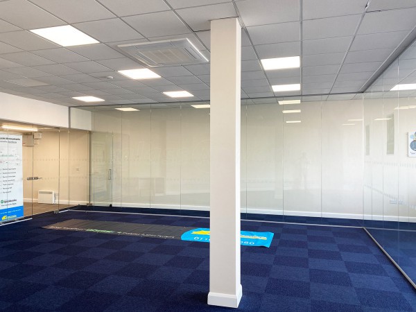 TaxAssist Accountants (Leicester, Leicestershire): Toughened Glass Frameless Office Partitions