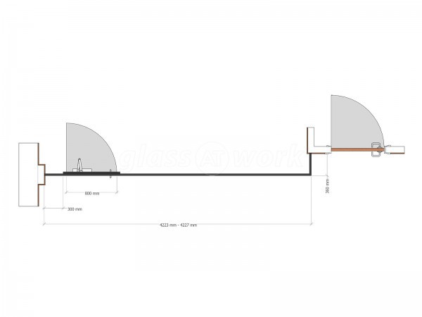 Technical Resources (Addlestone, Surrey): T-Bar Black Framed Glass Meeting Room