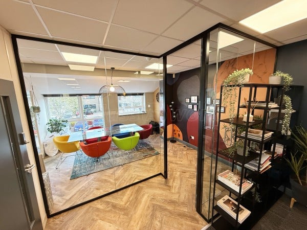 Teemo Designs (Peterborough, Cambridgeshire): Stepped Glass Partition Wall Using Acoustic Glazing